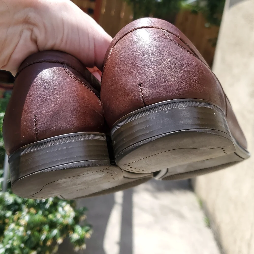 BROLETTO Italian Loafers. Men's Size 12. Brown Leather. GPWC. - Picture 7 of 10